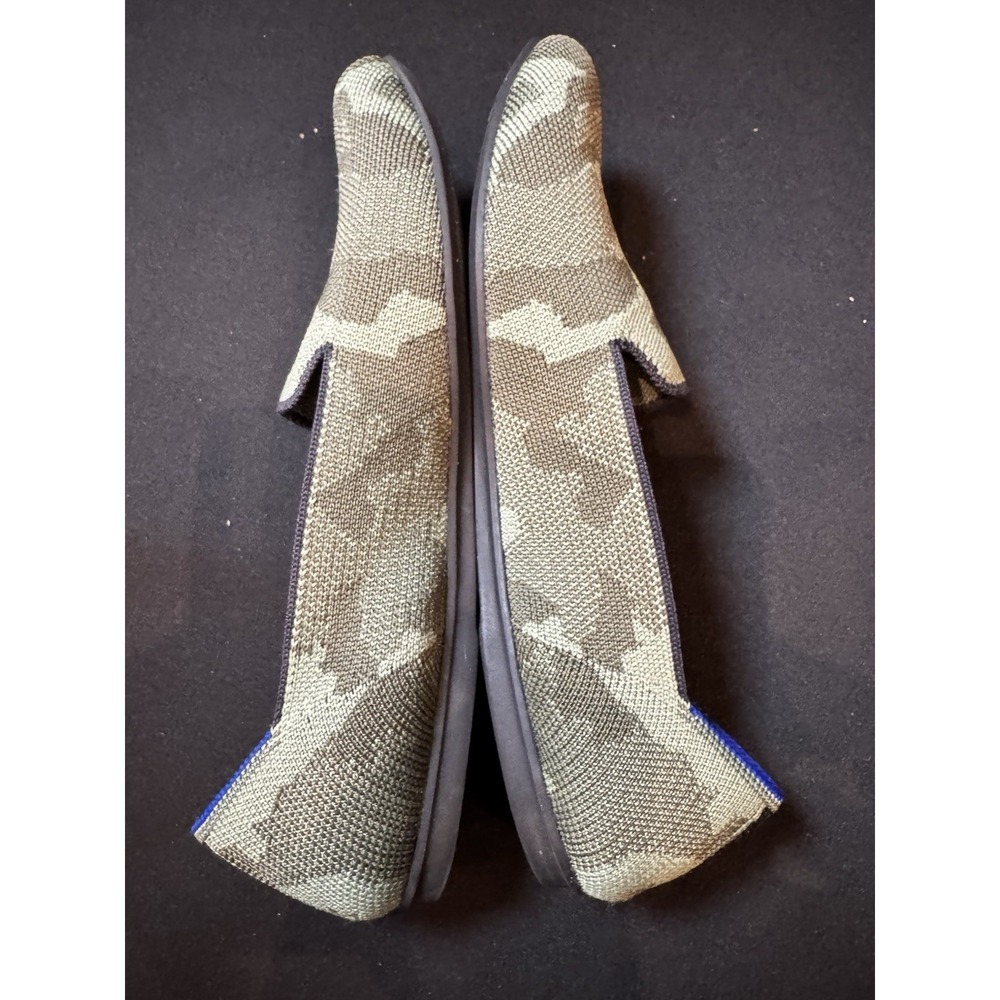 Rothy's The Loafer Womens 7.5 Green Camo Knit Slip On Flats Comfort Shoes - Picture 6 of 10
